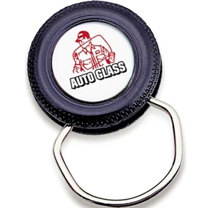 Big Wheel Showring - Snap Lock Key Tag With Imprint On White Paper. Made In The Usa