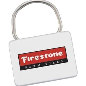 Nature Ad (tm) Showring - Rectangular Shape Key Tag Made From 100% U.s. Corn Plastic