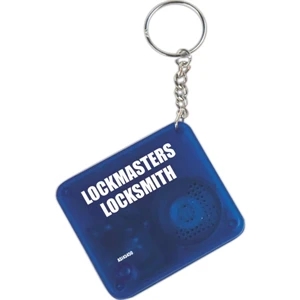 The Original - Blue - The Key Chain That Talks Back With Your Custom Sound Message