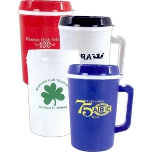 Gulliver Galore - 34 Oz Mug With Matte Finish And Snap On/off Sip Through Lid