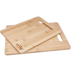 2 Piece Bamboo Cutting Board Set. Large And Small Eco-friendly Cutting Boards