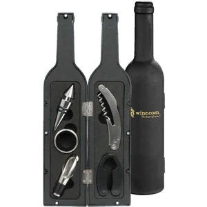 Mainz - Corkscrew, Drip Ring, Bottle Stopper, Foil Cutter And A Wine Pourer In Bottle Case