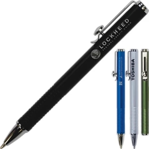Clippenger - Retractable Metal Ballpoint Pen. Iridescent And Innovative Pen Retracts From Clip