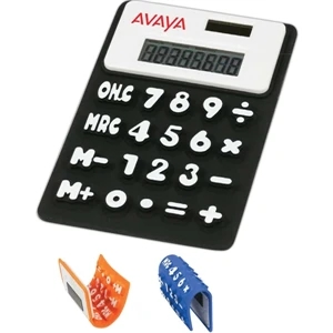 Bendy - Solar Calculator With Magnetic Strip. Perfect For On-the-go Computing
