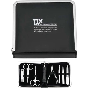 7-piece Manicure Set Which Includes A Nail Clipper, Cuticle Cutter And More