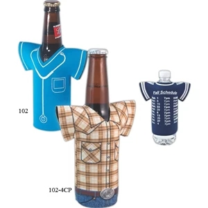 Bottle Jersey (r) - Bottle Insulator Sleeve, 1/8" Thick High-density Open-cell Scuba Foam
