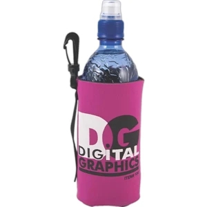 Bottle Bag (tm) - Four-color Process Insulated Bottle Bag, 1/8" High Density Scuba Foam, 16-20 Oz