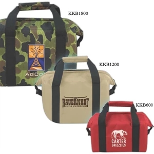 Premium Cooler Bag, 6-pack, Tough Duck, Heat-sealed Liner, Thick Insulation
