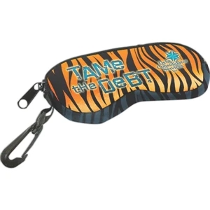 Four Color Process, Eyeglass Case, High-quality Neoprene, Zipper And Clip