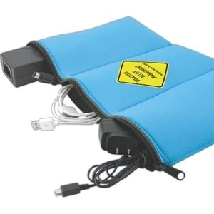 Cable Keeper (tm) - Divided Bag For Cords, 1/8" Thick High-density Open-cell Scuba Foam, 15" X 8 1/2"