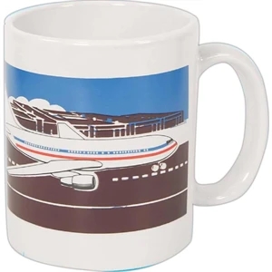 Magic Mug (tm) - Ceramic Mug, Trick Design Pattern, 11 Oz., Temperature Reactive