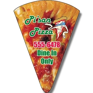 Tuffmag (tm) - Magnet - Pizza Slice Shape (1.875" X 2.625") - Outdoor Safe