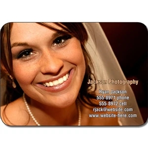 Tuffmag (tm) - Magnet - 2.5" X 1.75" Rectangle With Round Corners - Outdoor Safe