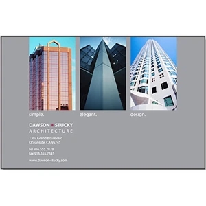 Magnet - 2.1667" X 3.3125" Rectangle With Square Corners. 20 Mil. Thick