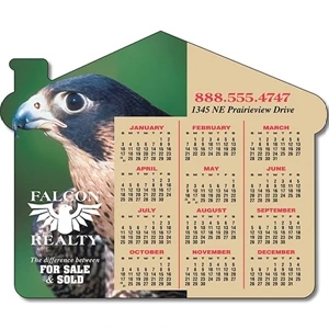 Tuffmag (tm) - Real Estate Magnet - House Shape 4.75" X 3.875" - Outdoor Safe