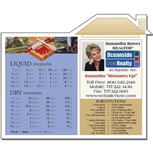 Tuffmag (tm) - Real Estate Magnet - House Shape 4.75" X 3.875" - Outdoor Safe