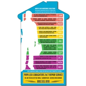 Tuffmag (tm) - Delivery Magnet - House Shape 3.75" X 6.125" - Outdoor Safe