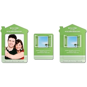 Tuffmag (tm) - Magnet - House Shape Picture Frame (approximately 4.3" X 6") - Outdoor Safe