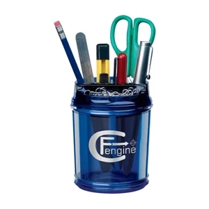 Keeper - Desk Caddy With A Rear Section To Hold Pens, Pencils, Scissors, Etc