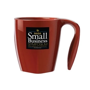 Mugs For Life (r) Verve - 15 Oz. 100% Recycled Plastic Mug With Curved Handle