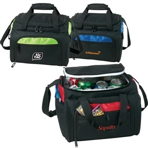 Sunrise - 24 Can Cooler Constructed Of 600 Denier Polyester And Dobby Nylon