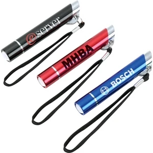 Tool Zone (tm) Slant - High Intensity 0.5 Watt Flashlight With Key Ring