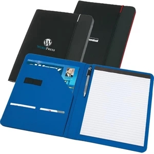 Standard Portfolio Made Of 600 Denier Polyester With Simulated Leather Accents