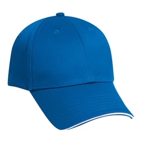 Stretchable Deluxe Cotton Twill Sandwich Visor Low Profile Pro Style Cap. Blank