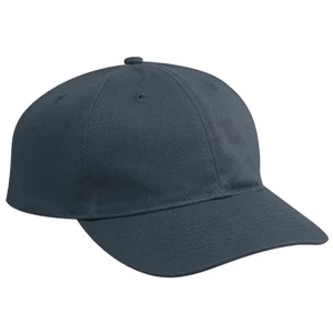 Six Panel, Solid Color, Soft Crown Pro Style Cap With Plastic Snap. Blank