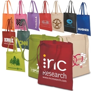 Eco-responsible (tm) Econo - Non-woven 80 Grams Polypropylene Tote, Lightweight And Durable