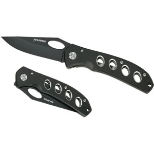 Black Night Folder Tool Zone (tm) - Folder Knife With Pocket Clip And Lanyard Hole