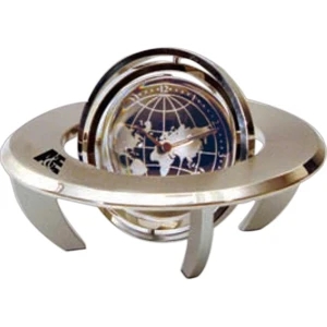 Orbital Spinning Gyro Globe Clock With A Place For Photo Or Insert On Other Side