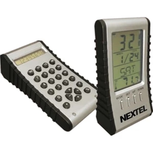 Flip Down Calculator With Multifunction Alarm Clock Has Time,date,day,temperature