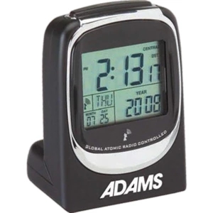 Atomic - Twist And Stand Global Atomic Alarm Clock, Radio Controlled Features Daily Snooze