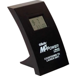 Wall/desk Countdown Lcd Clock. Alarm And Blinking Lcd Display At End Of Countdown
