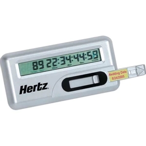 Target Day Countdown Multi-function Digital Clock. Pull Out Tab For Personal Message