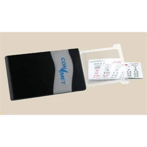 Portable Sliding 2 X Magnifier. Slide Out To See! Slide In For Easy Carrying!