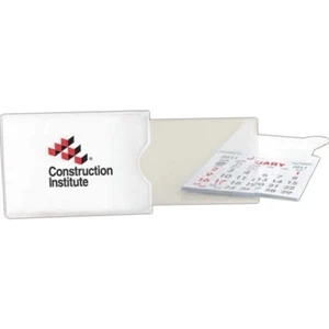Slim Card Size Magnifier With Vinyl Pouch Attached; Great For Wallet Or Purse