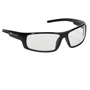 Provizgard - Contemporary Style Safety Glasses With Clear Lens And Black Frame