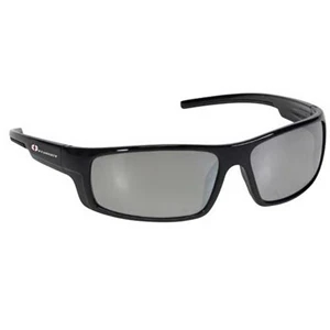 Provizgard - Contemporary Style Safety Glasses With Silver Mirror Lens And Black Frame