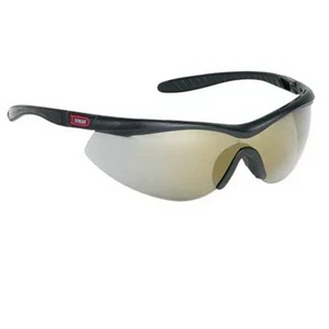 Provizgard - Gold Mirror Lens - Single-piece Lens Wrap-around Safety Glasses