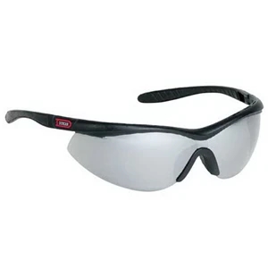 Provizgard - Silver Mirror Lens - Single-piece Lens Wrap-around Safety Glasses