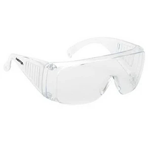 Provizgard - Clear Lens And Frame - Large Frame Single-piece Lens Safety Glasses