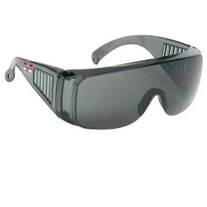 Provizgard - Gray Lens And Frame - Large Frame Single-piece Lens Safety Glasses