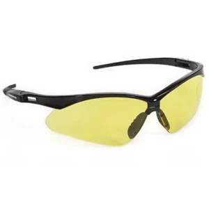 Provizgard - Amber Lens - Premium Sport Style Wrap-around Safety Glasses