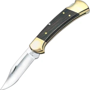 Ranger (r) - Small Version Knife Made Of Dymondwood Handle With Brass Bolsters