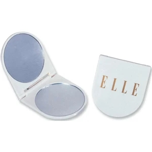 Dual Folding Mirror With Standard And Magnifying Mirror In An Attractive Design