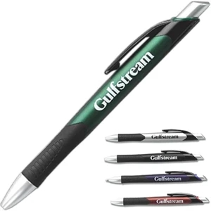 Apollo - Solid Metallic Color Pen With Attractive Shape And Rubber Comfort Grip