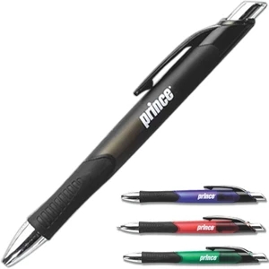 Apollo - Black Ink Medium Point Pen With Attractive Shape And Rubber Comfort Grip