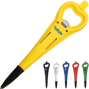 Beverage Buddy - 4-in-1 Pen With Magnetic Back, Can Tab Lifter And Bottle Opener